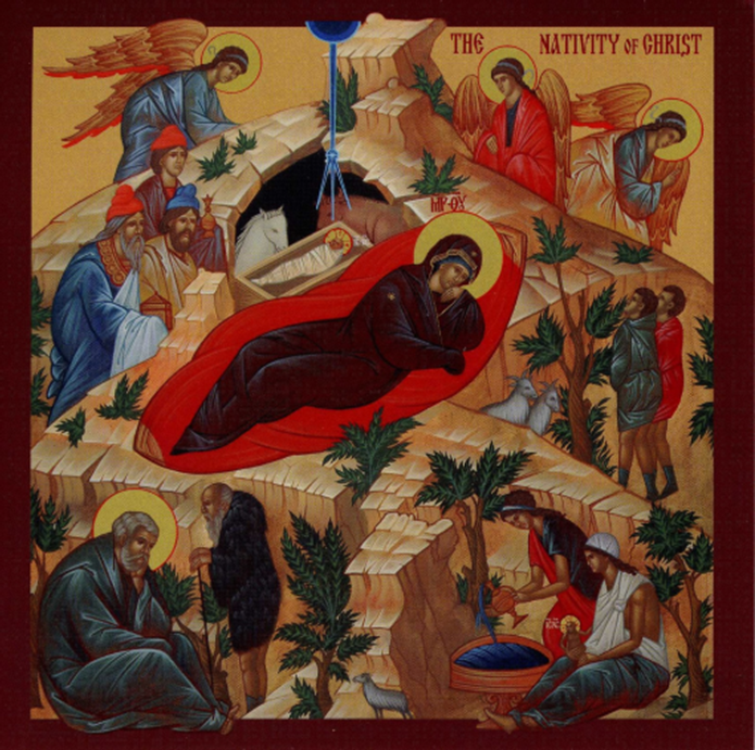 The Icon of The Nativity of Our Lord